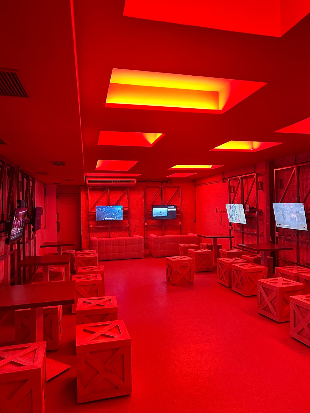Seating area at Glitch