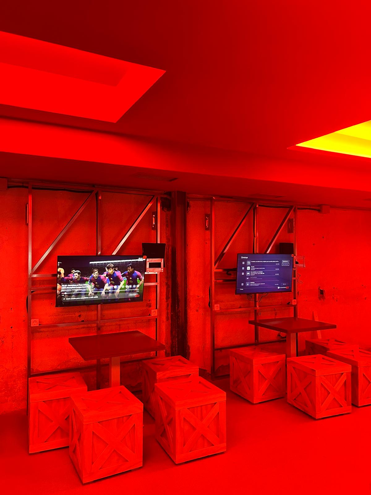 Seating area at Glitch