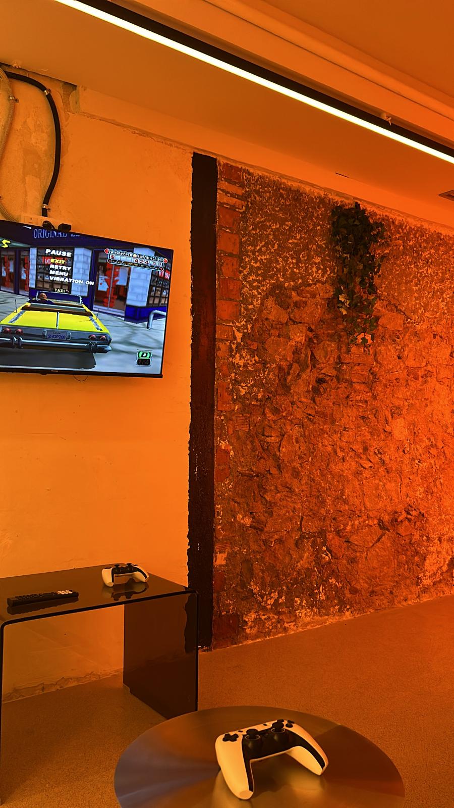 Seating area at Glitch